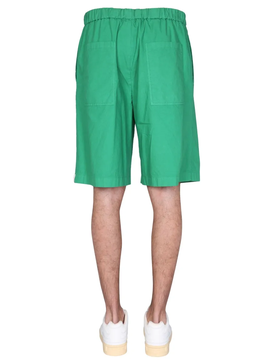 High Waist Knee-Length Shorts