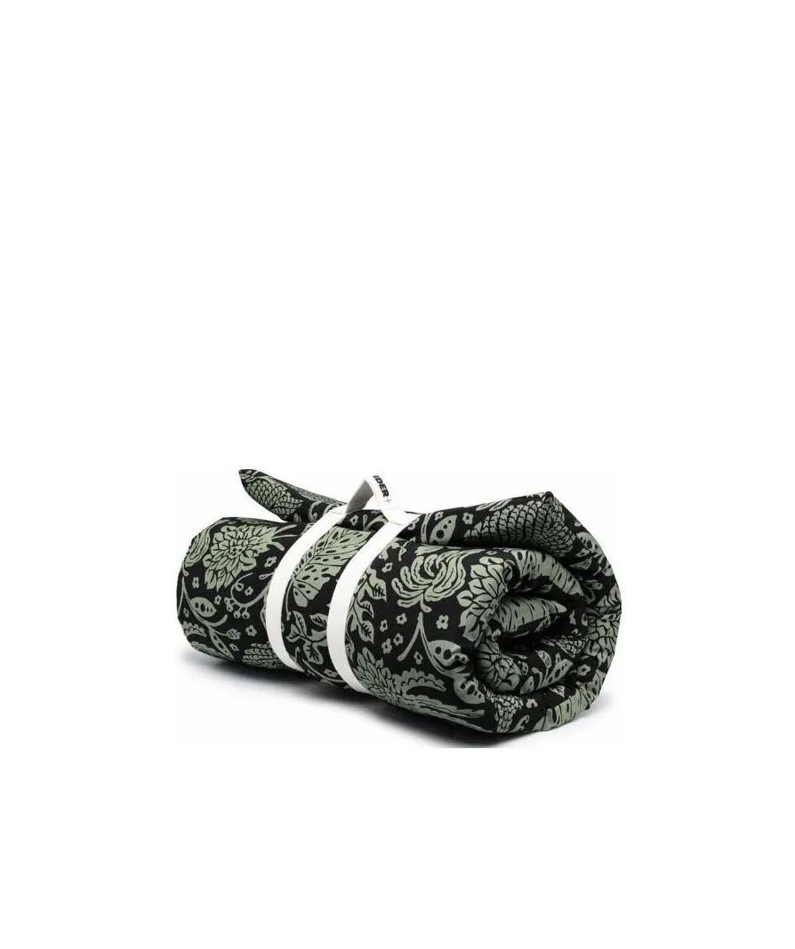 Jpuu591300Mu382160 Green Leaf Pattern Crimped Blanket