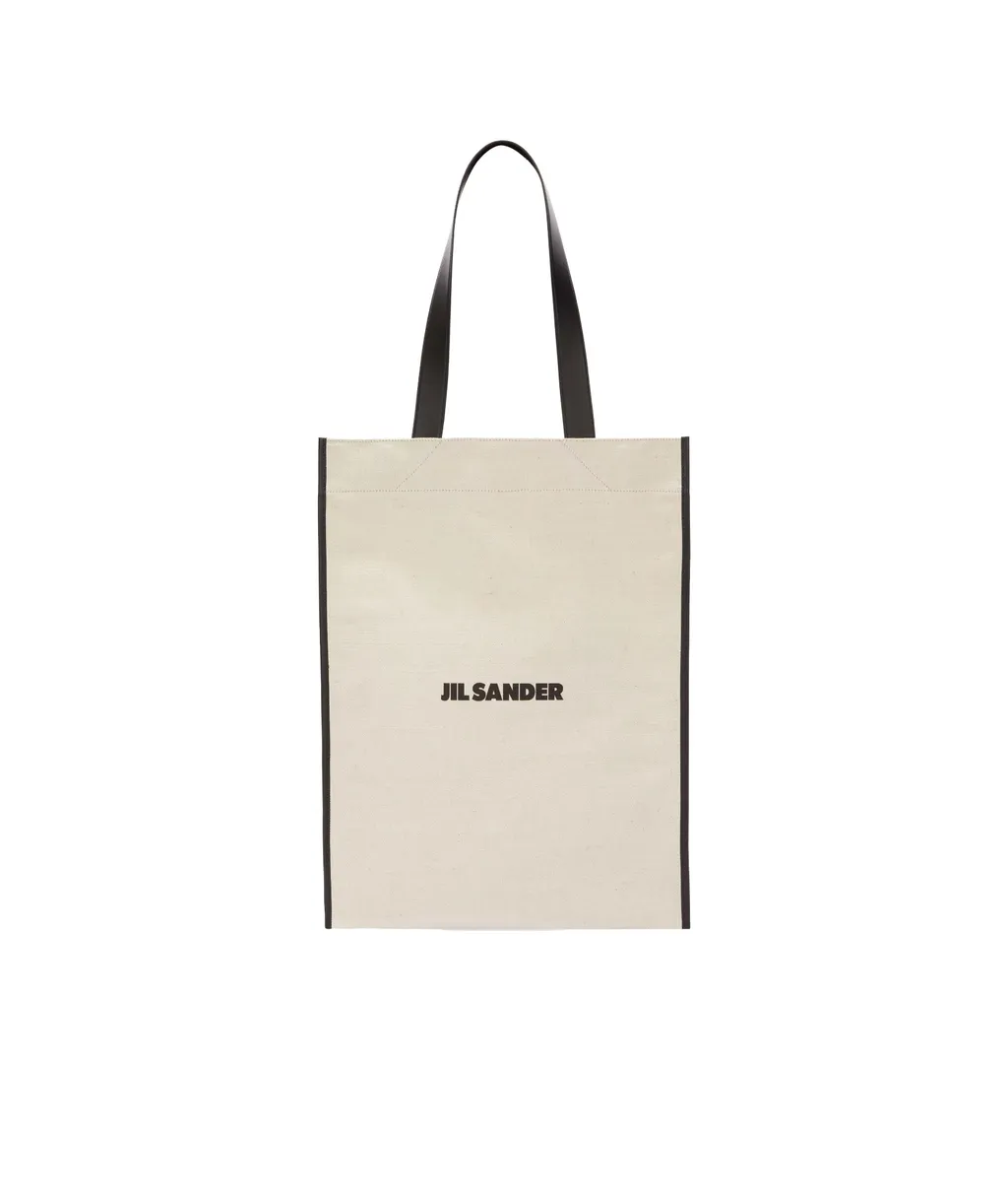 Logo Printed Medium Tote Bag