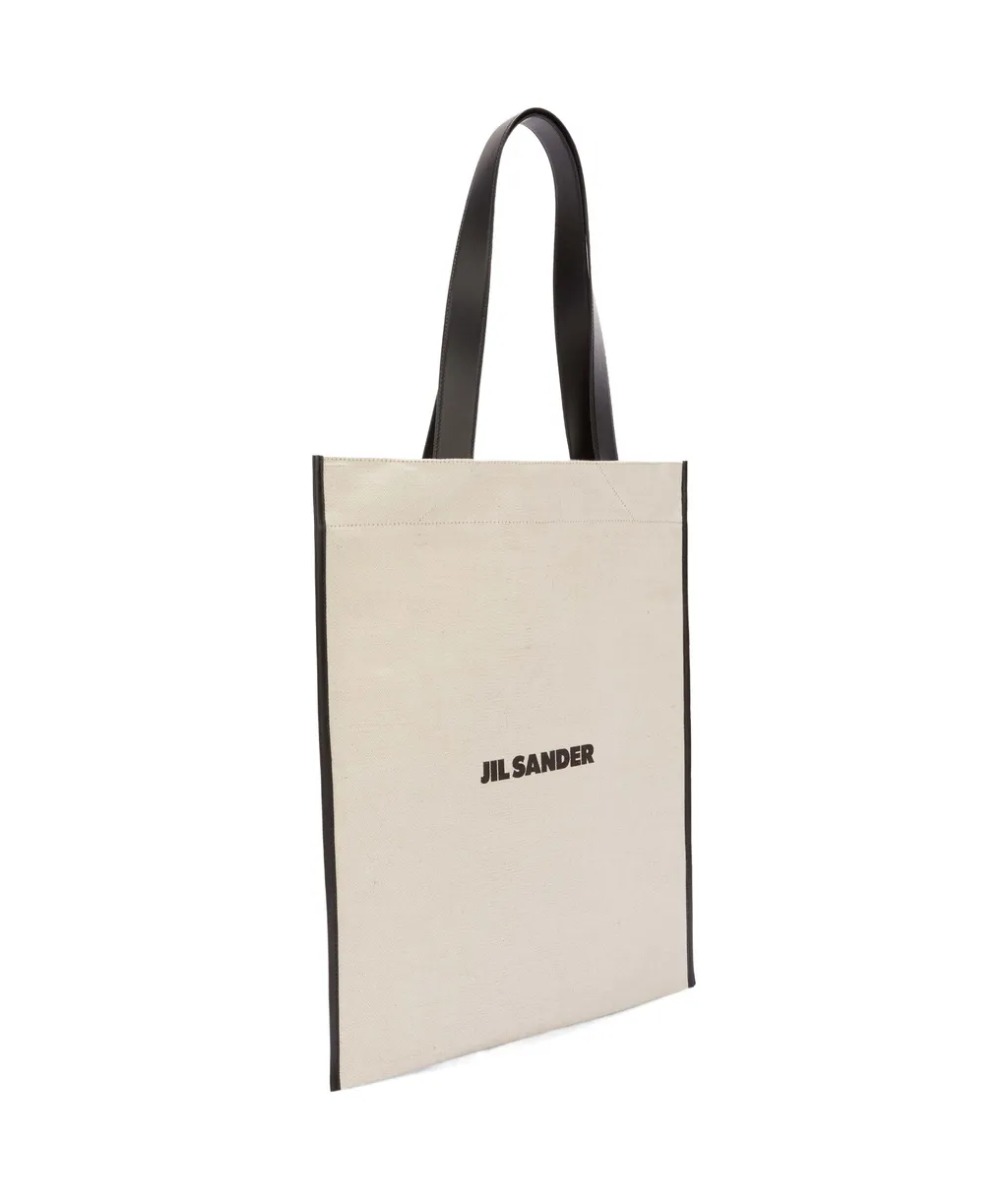 Logo Printed Medium Tote Bag