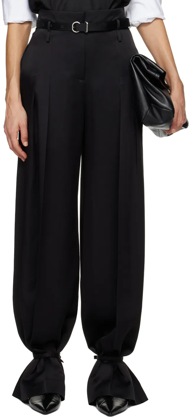 High Waist Tailored Trousers