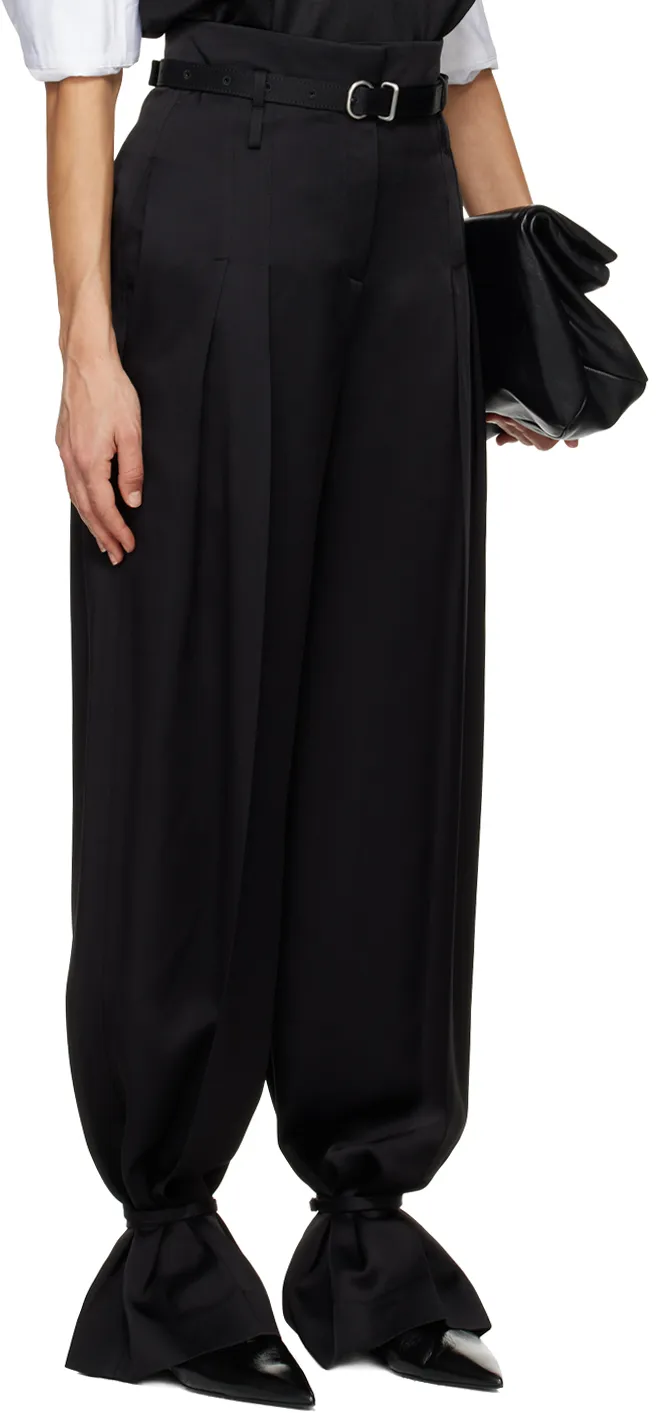 High Waist Tailored Trousers