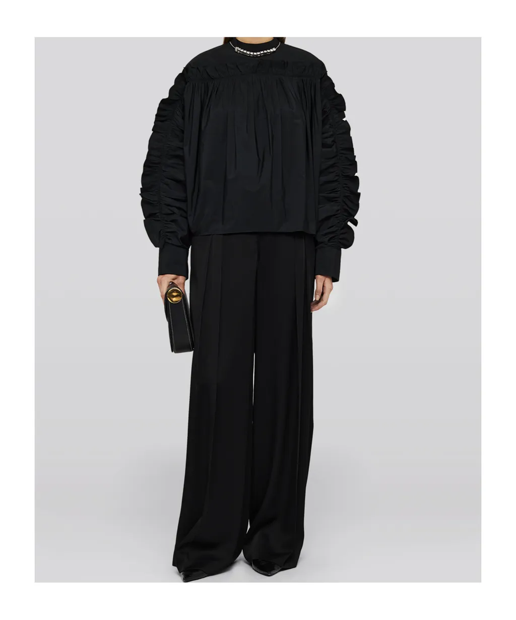 High Waist Tailored Trousers