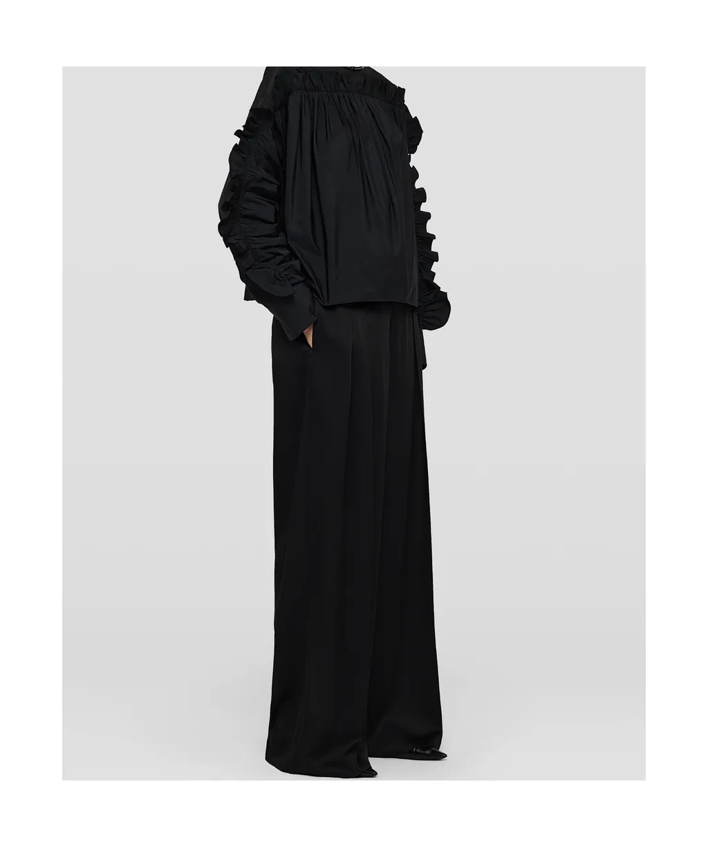 High Waist Tailored Trousers
