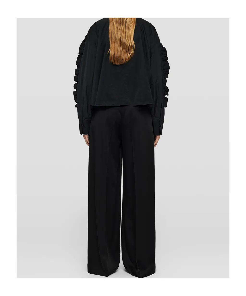 High Waist Tailored Trousers