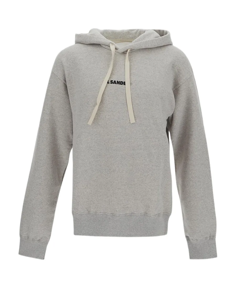 Logo Printed Drawstring Hoodie