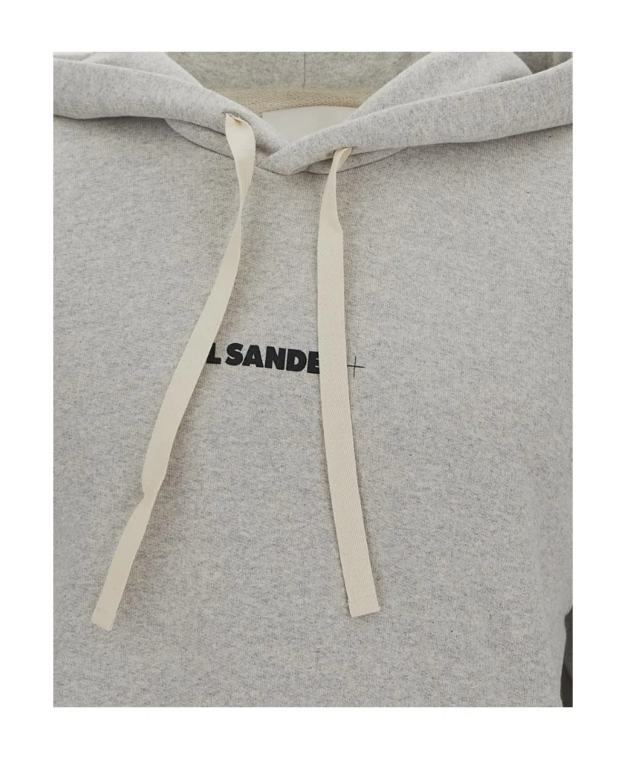 Logo Printed Drawstring Hoodie