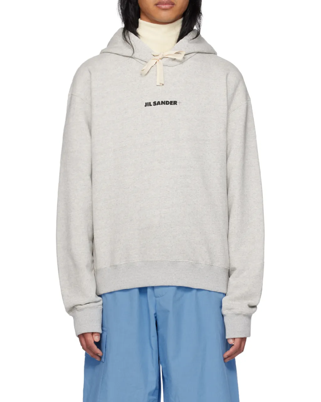 Logo Printed Drawstring Hoodie