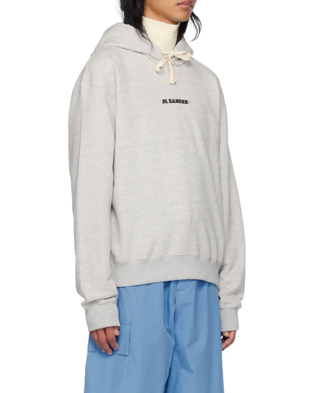 Logo Printed Drawstring Hoodie