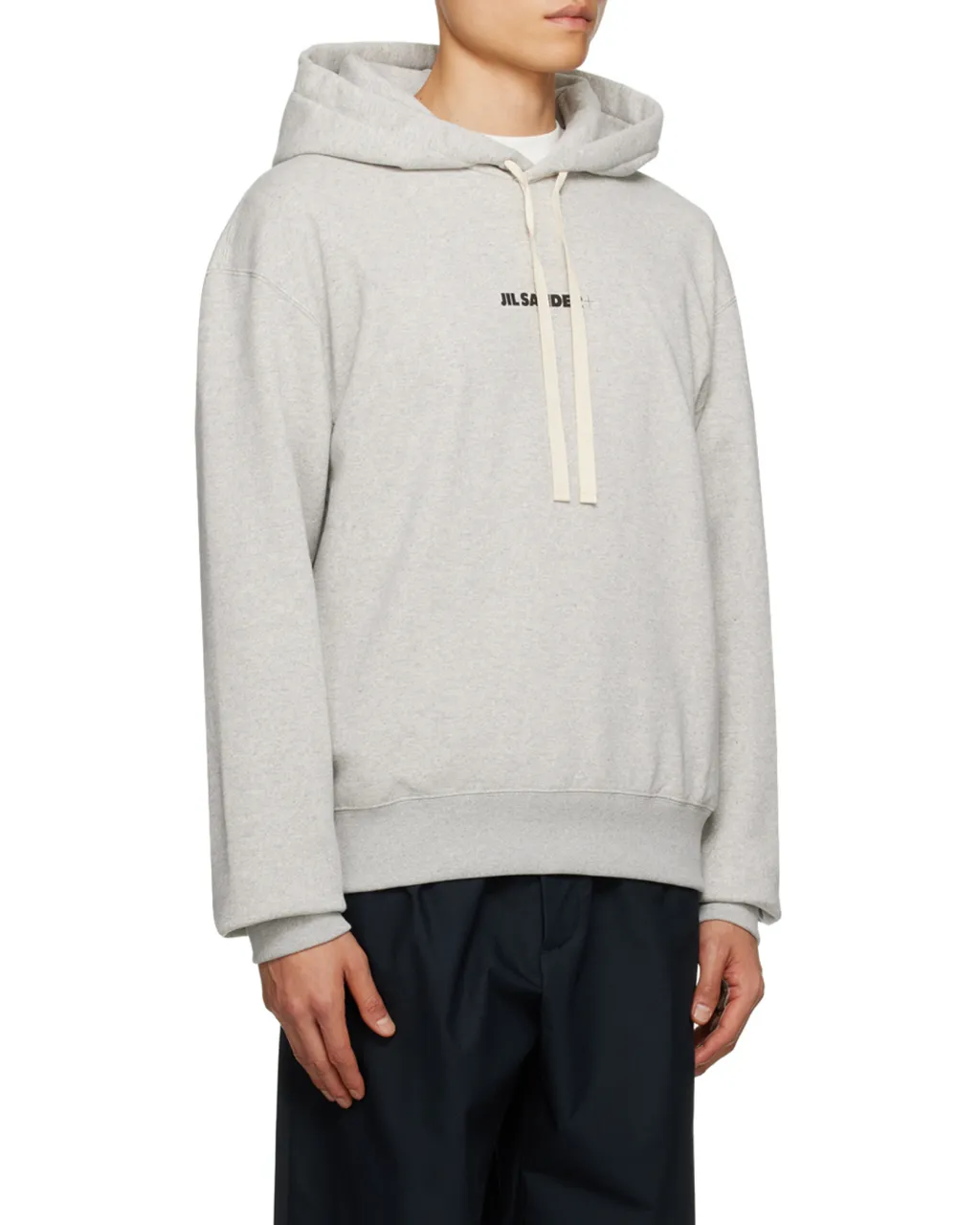 Logo Printed Drawstring Hoodie