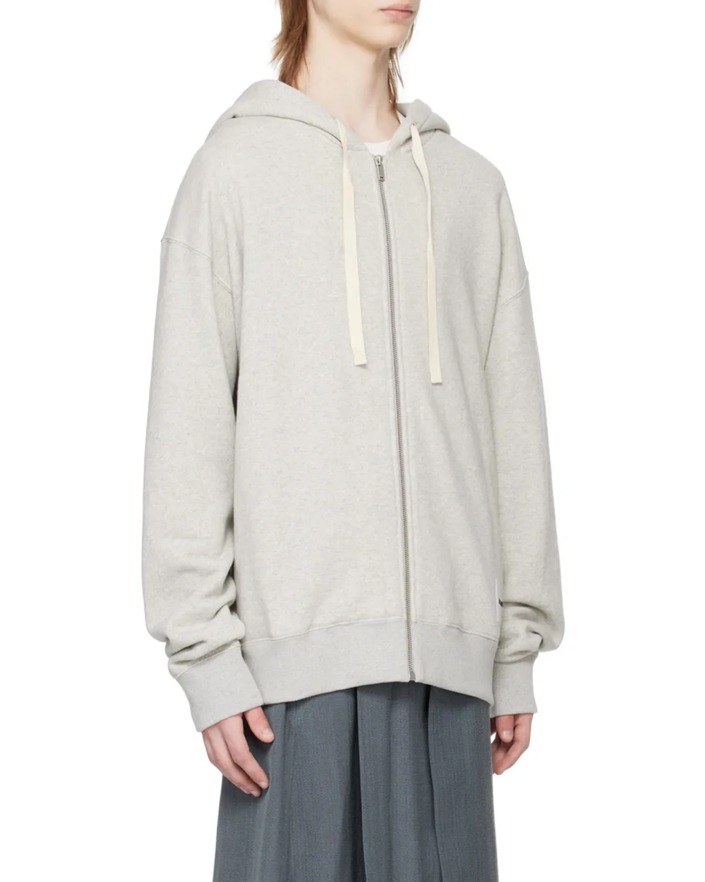 Zipped Drawstring Hoodie