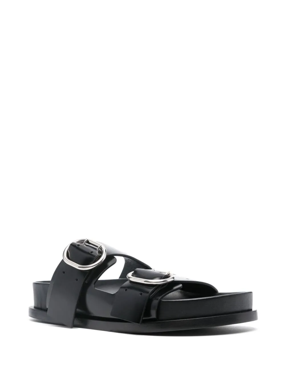 Buckled Leather Sandals