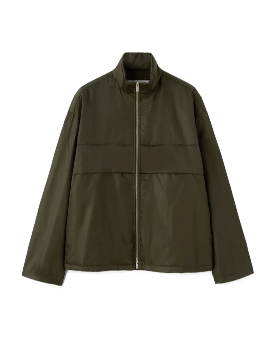 Funnel-Neck Zipped Jacket