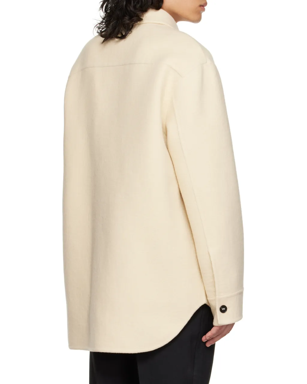 Long-Sleeved Buttoned Overshirt