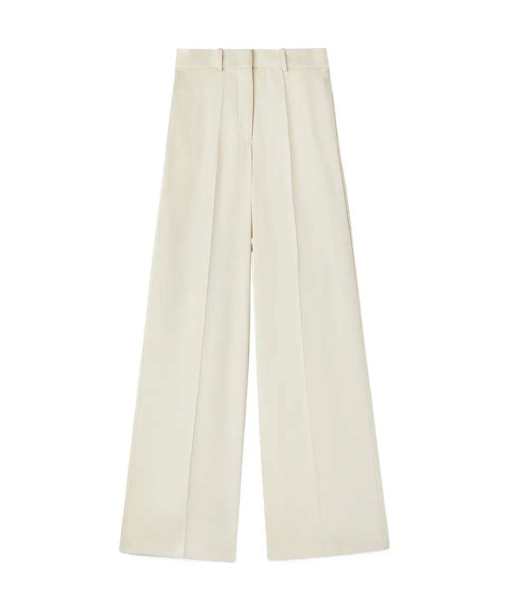 High-Waisted Wide-Leg Trousers