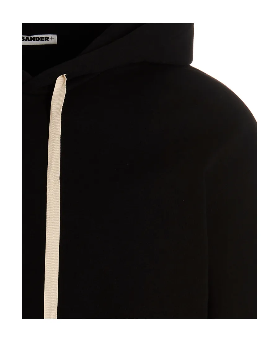 Logo Patch Long-Sleeved Hoodie