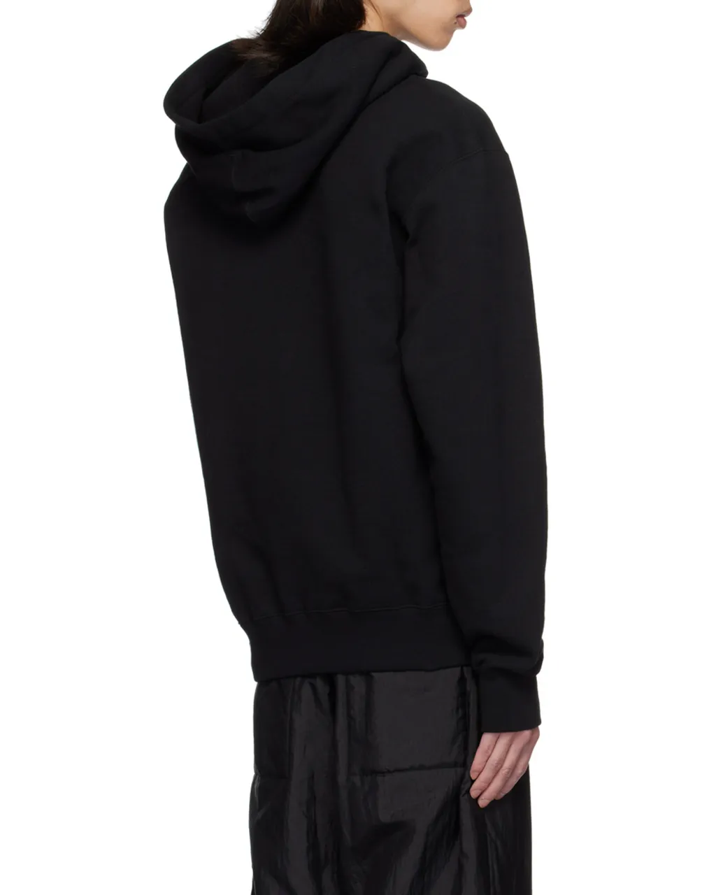 Logo Patch Long-Sleeved Hoodie