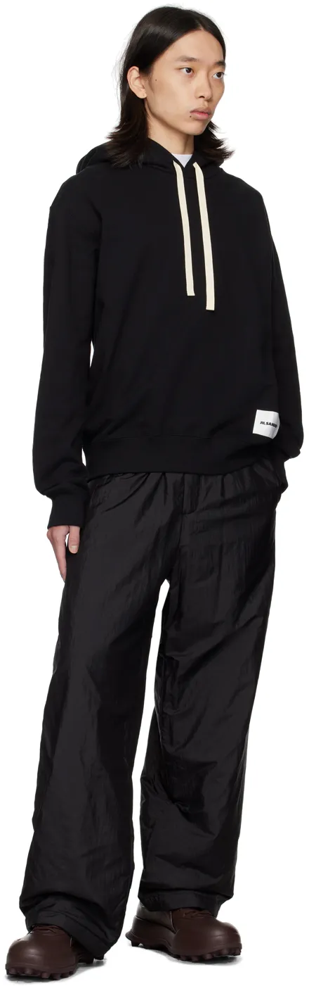 Logo Patch Long-Sleeved Hoodie