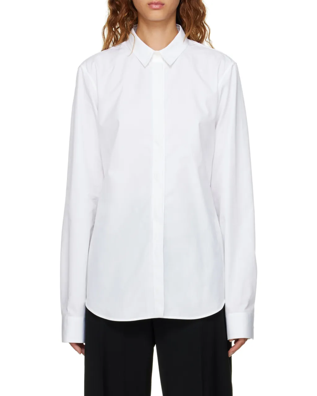 Buttoned Long-Sleeved Shirt
