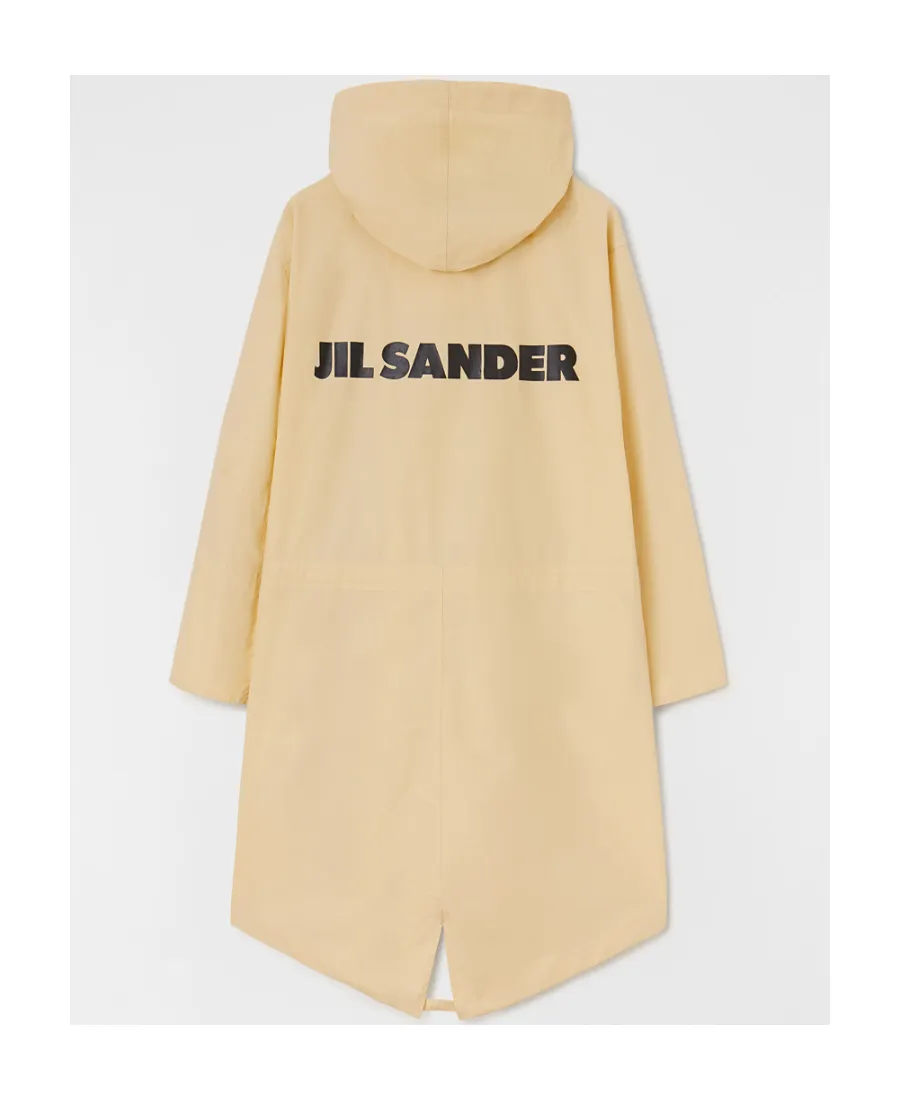 Logo Printed Hooded Parka