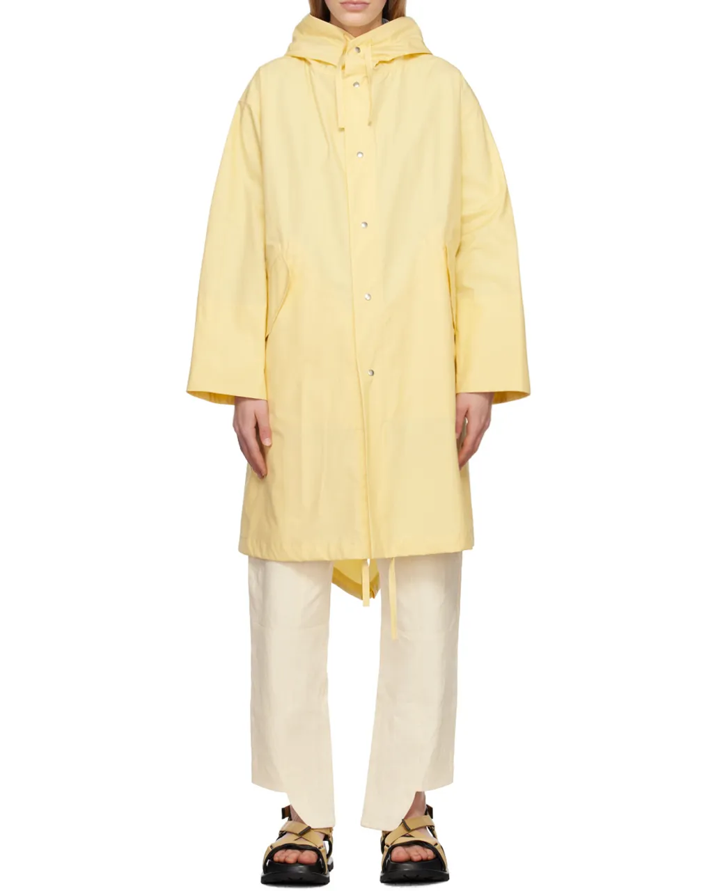 Logo Printed Hooded Parka