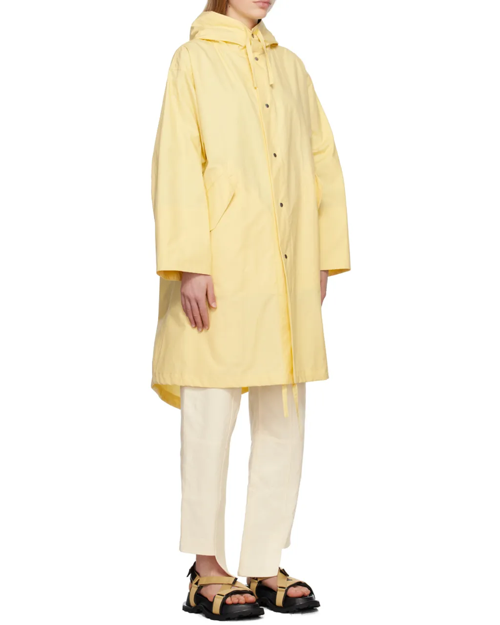 Logo Printed Hooded Parka