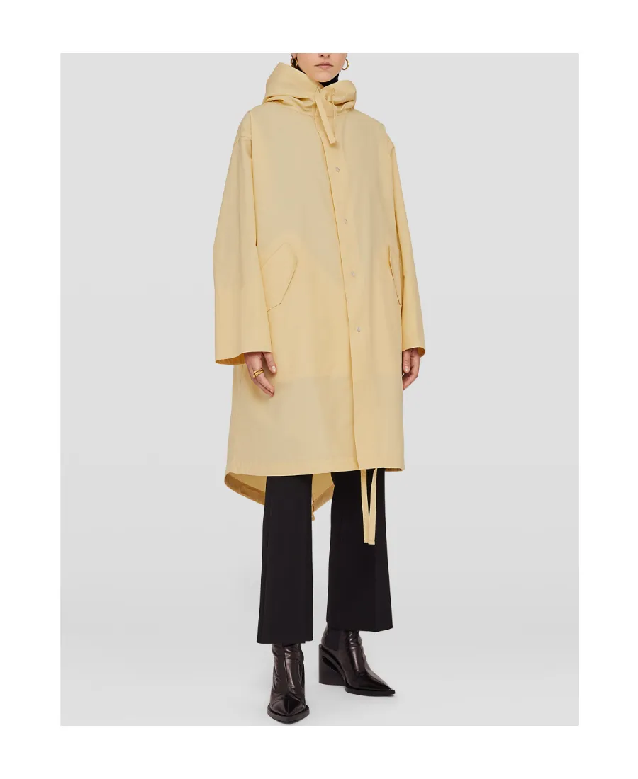 Logo Printed Hooded Parka