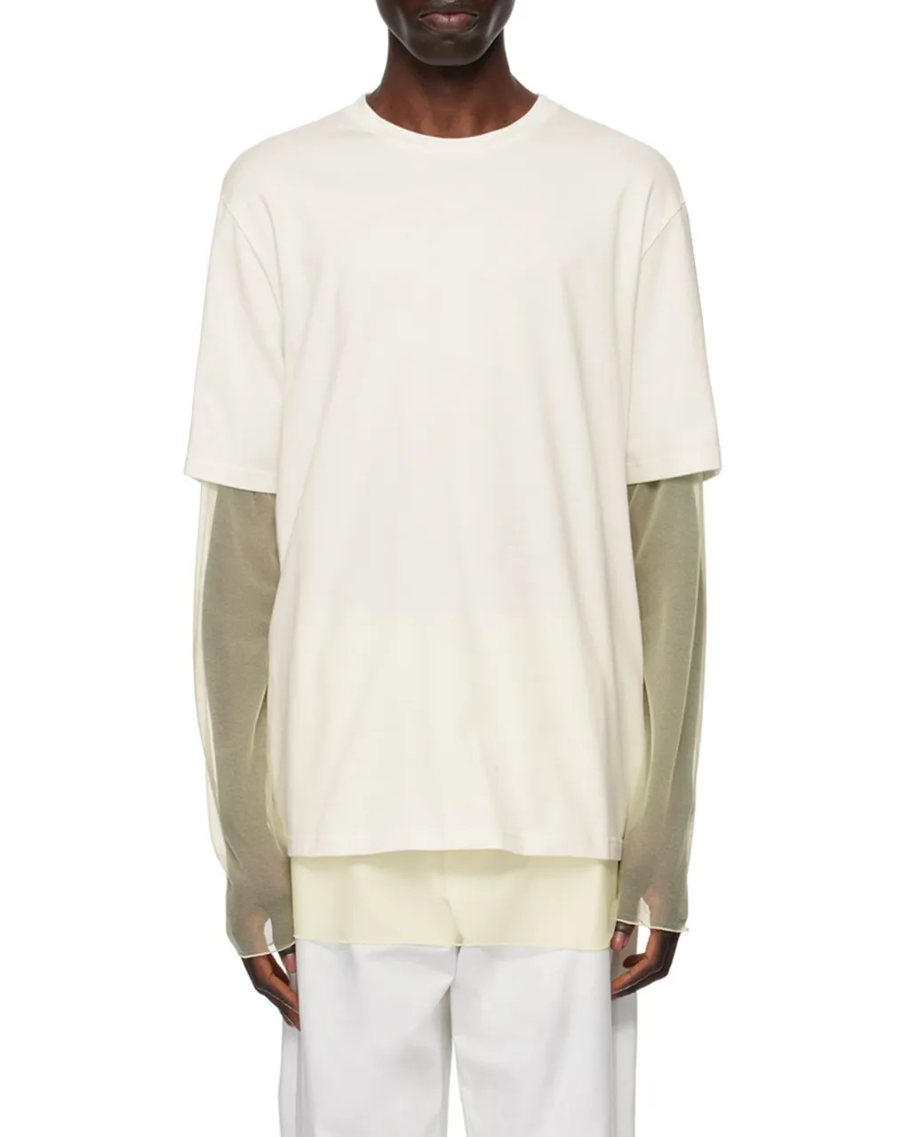 Logo Printed Layered T-Shirt