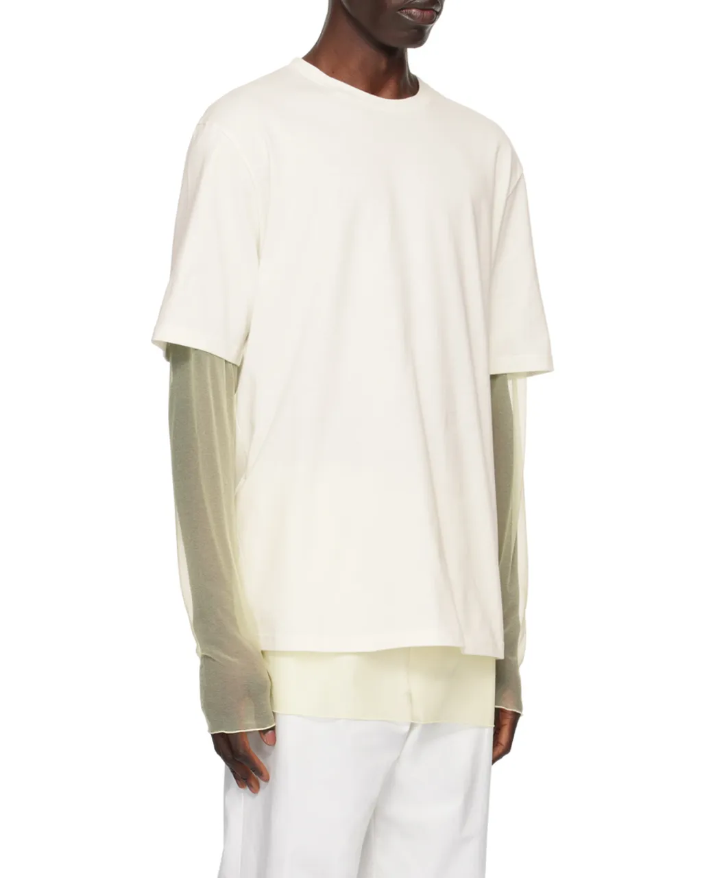 Logo Printed Layered T-Shirt