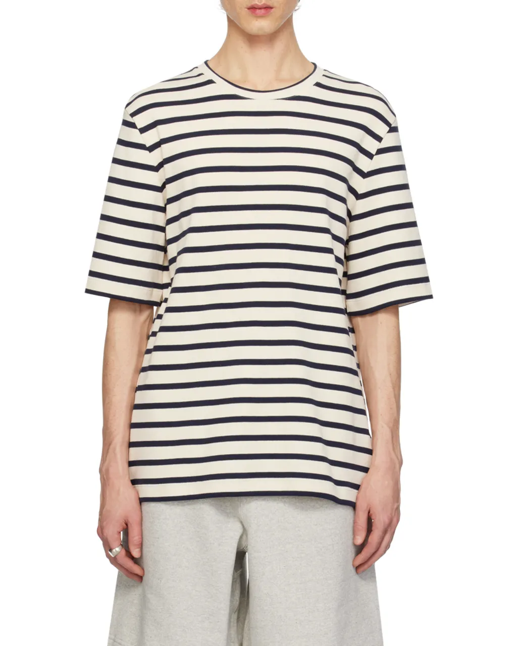 Striped Crewneck T-Shirt