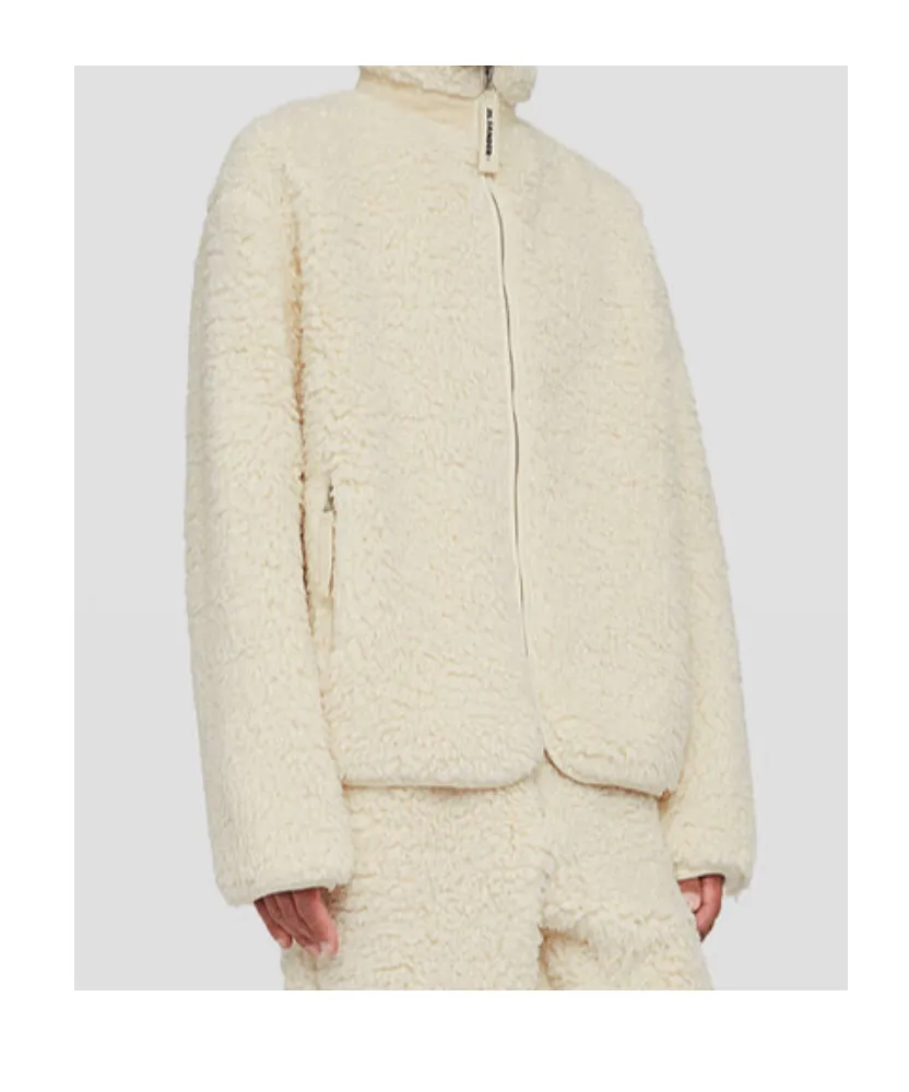 Long-Sleeved Zipped Jacket