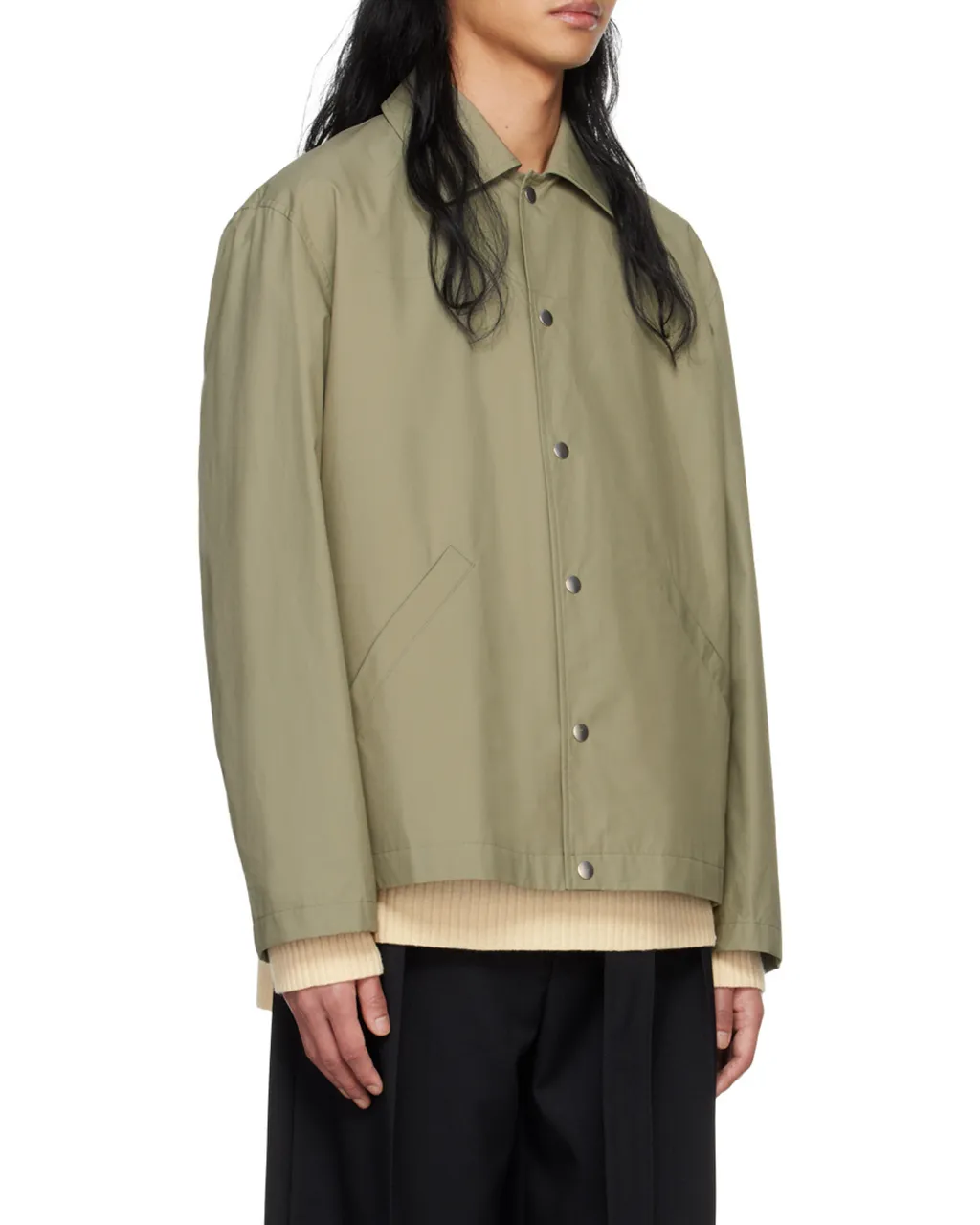 Logo Printed Long-Sleeved Jacket