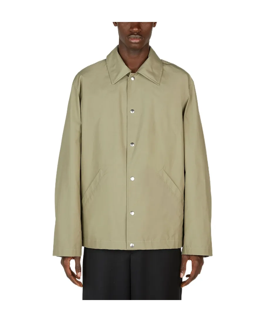 Logo Printed Long-Sleeved Jacket