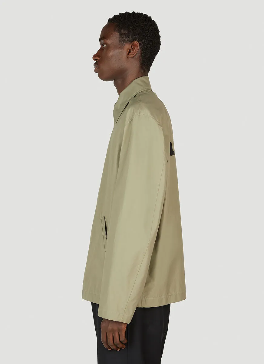 Logo Printed Long-Sleeved Jacket