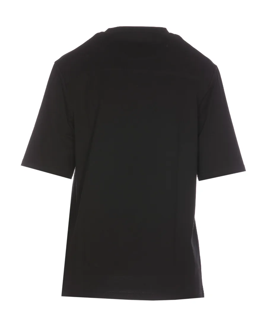 Logo Plaque Crewneck T-Shirt