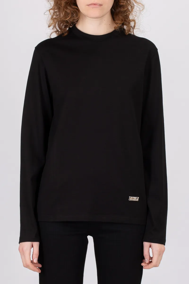 Logo Plaque Long-Sleeved T-Shirt