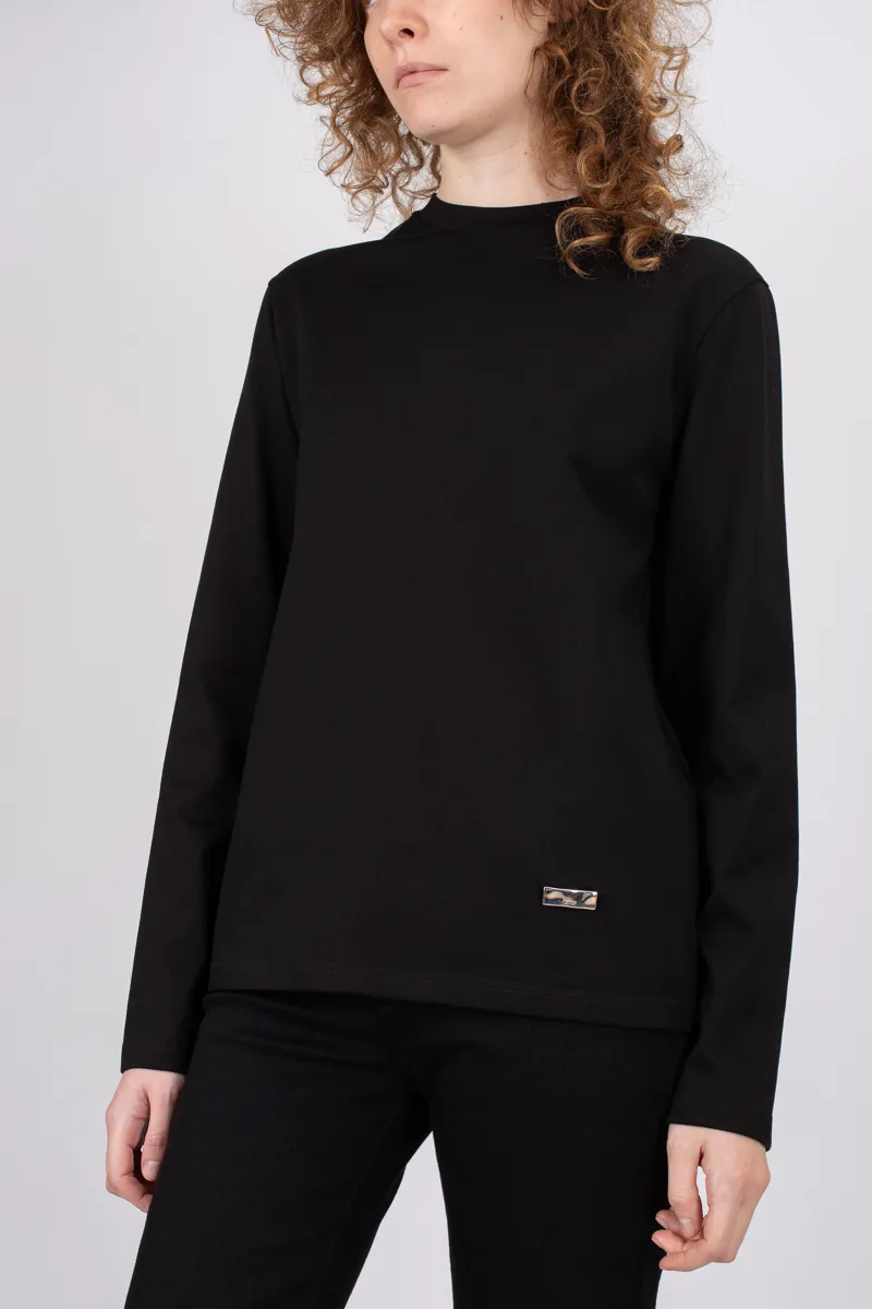 Logo Plaque Long-Sleeved T-Shirt