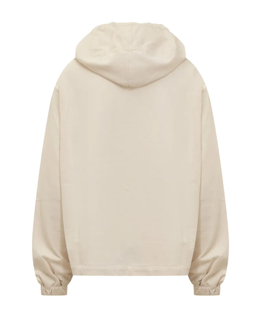 Flap-Pocket Drawstring Hoodie
