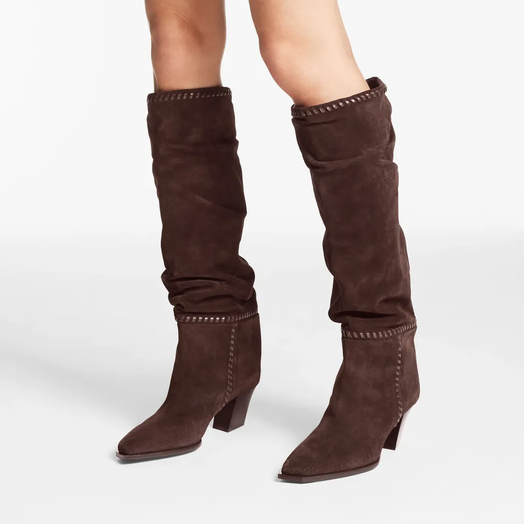 Chunky-Heeled Boots