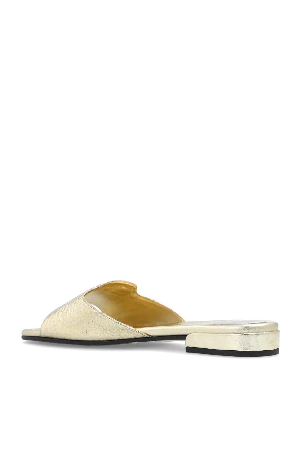 Dina Logo Plaque Sandals