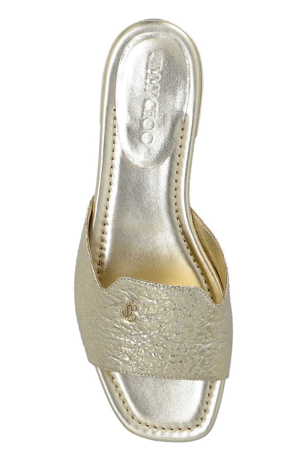 Dina Logo Plaque Sandals