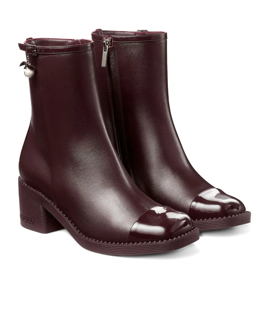 60Mm Adry Leather Ankle Boots