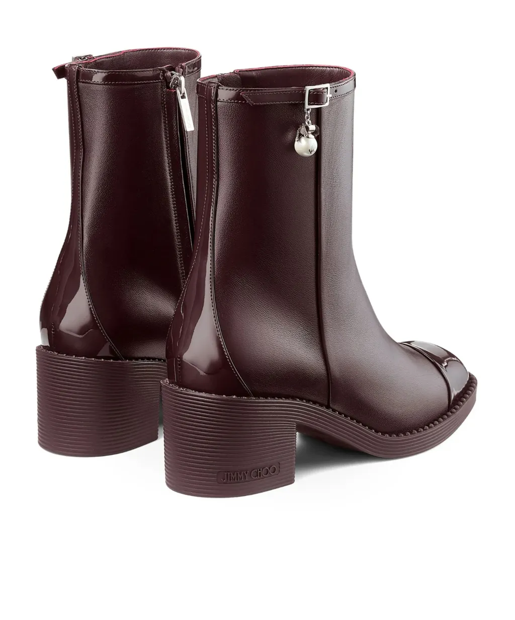 60Mm Adry Leather Ankle Boots