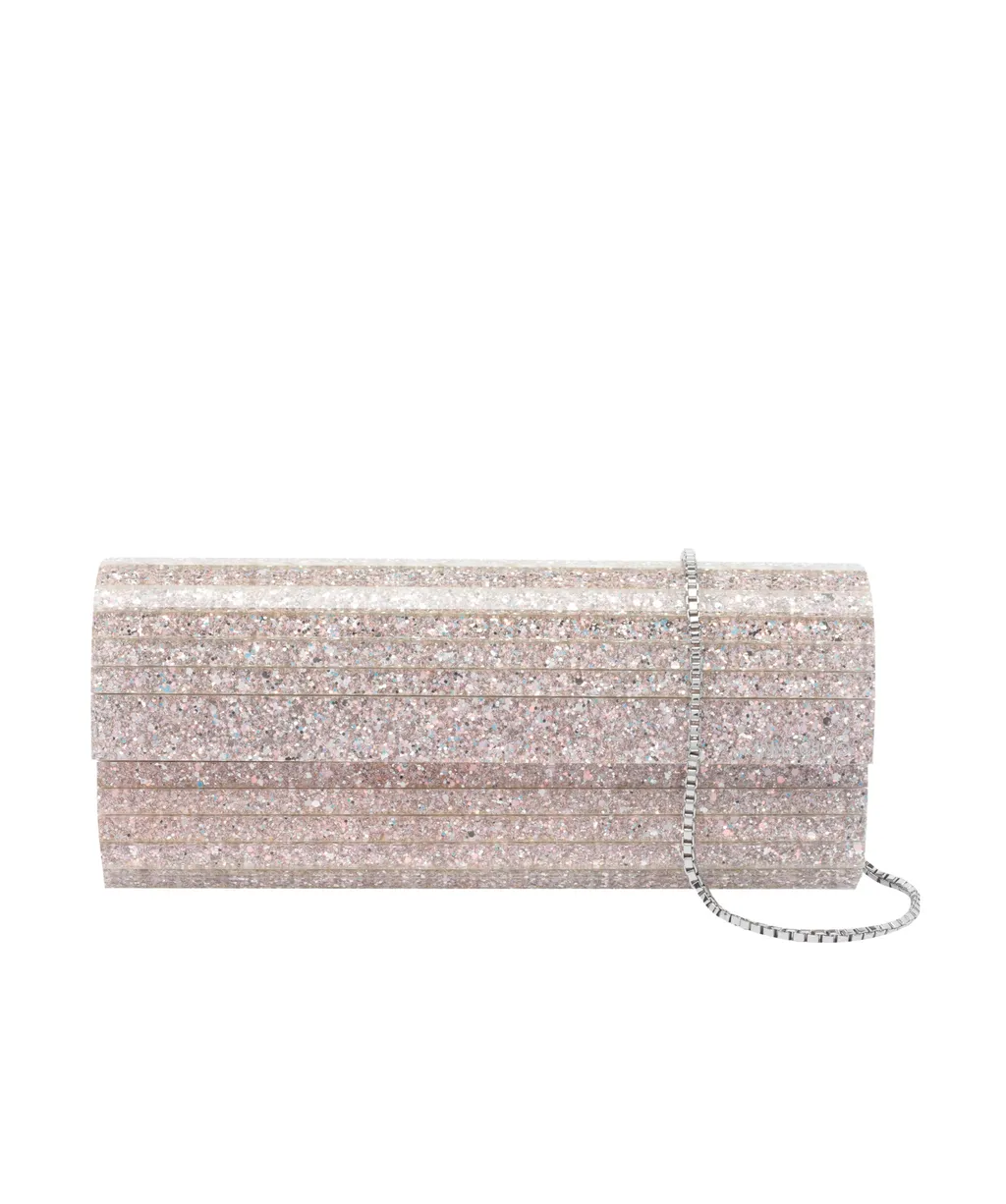 Sweetie Coarse Glitter Clutch Bag