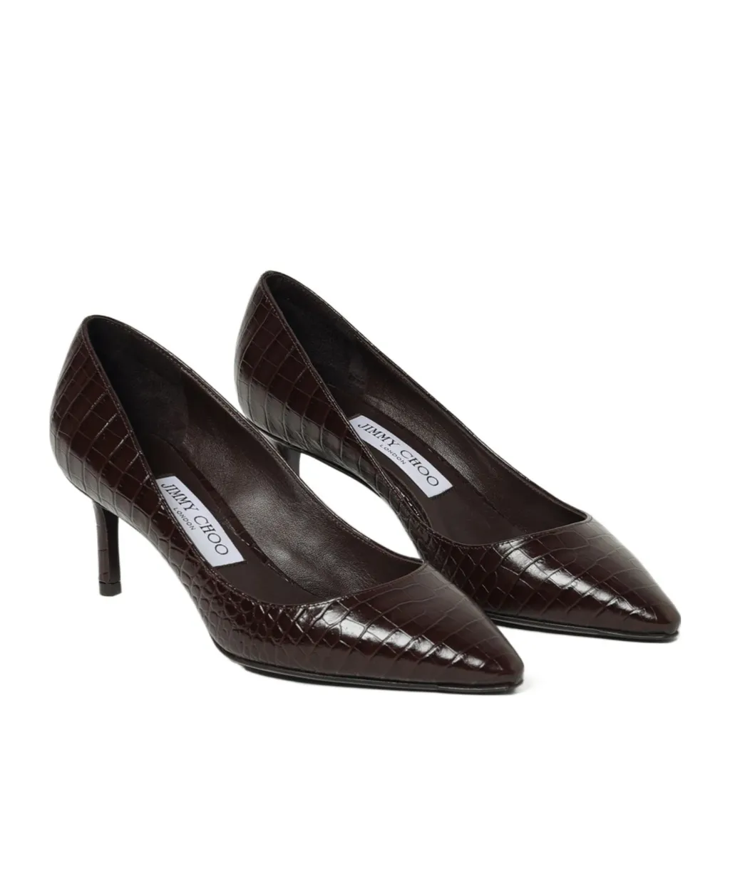 60 Romy Embossed Pumps