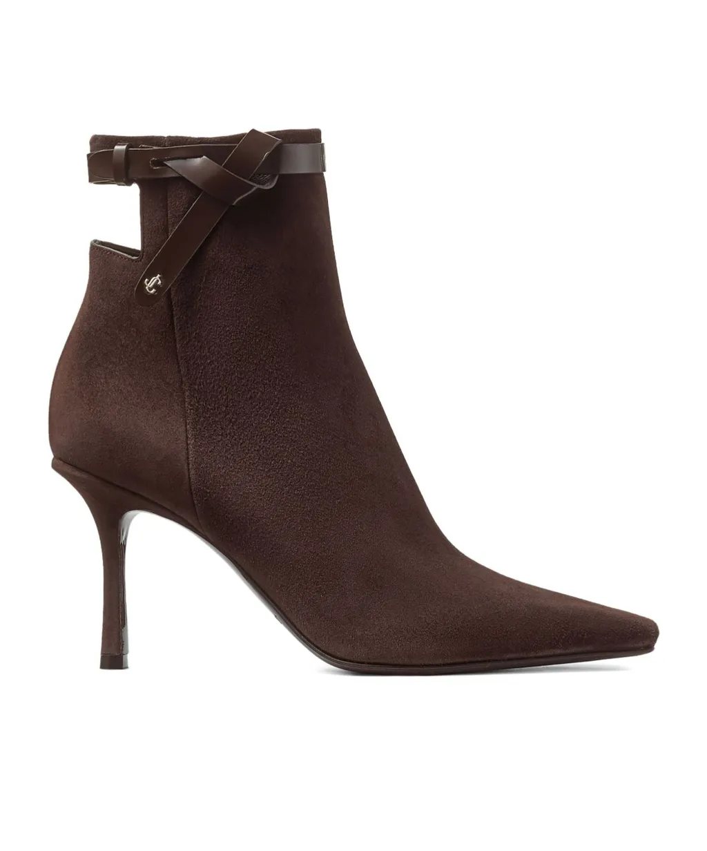 Camie 85Mm Suede Ankle Boots