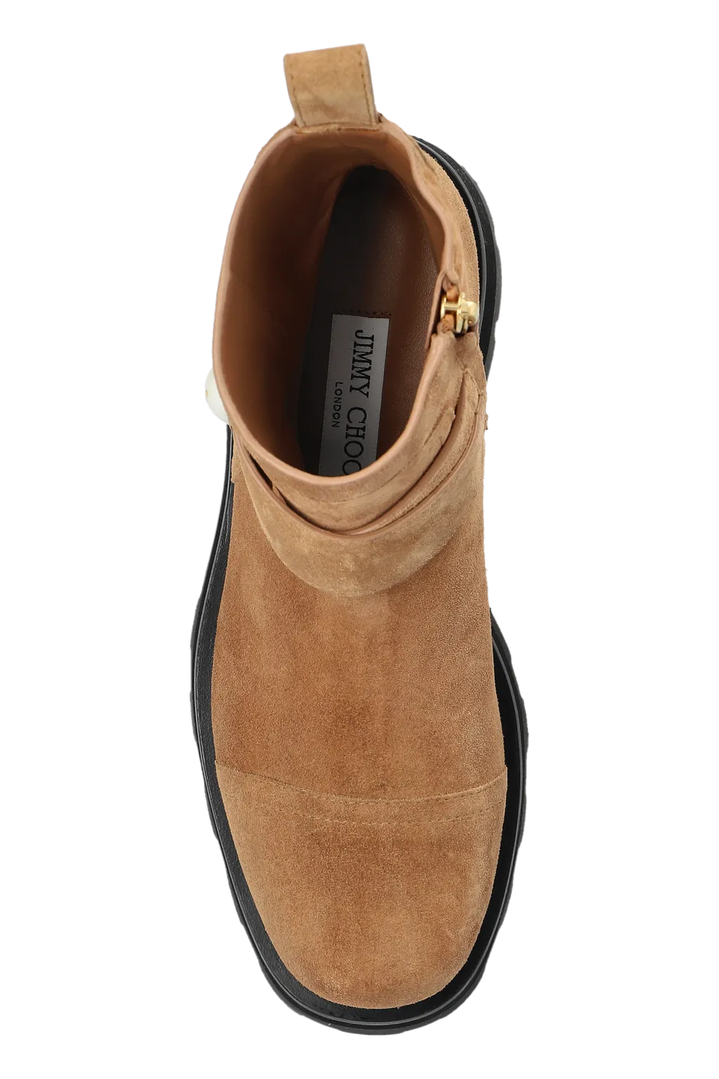 Buckle-Strap Platform Boots
