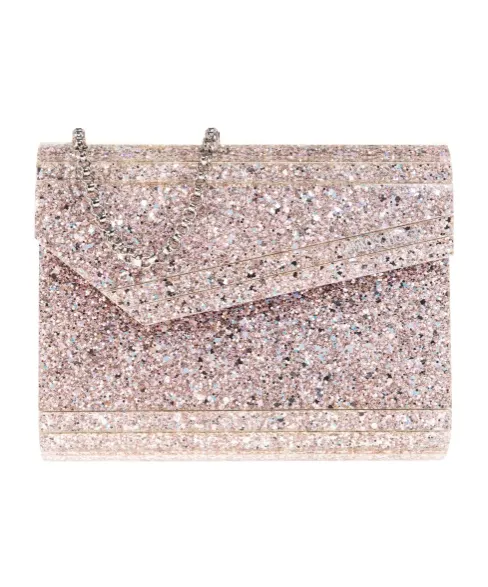 Candy Coarse Glitter Clutch Bag