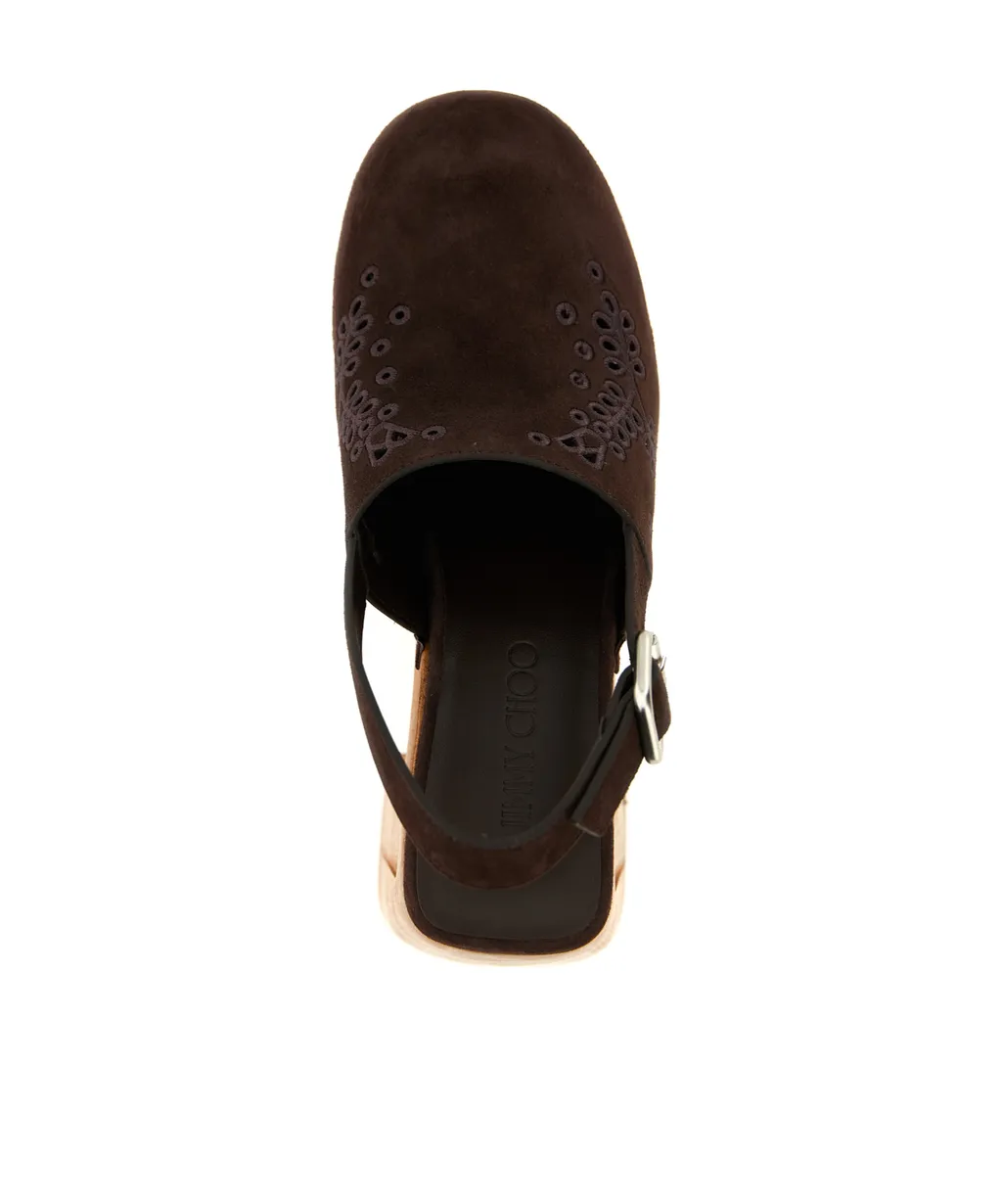 Alida 135Mm Sangallo-Embroidered Platform Pumps