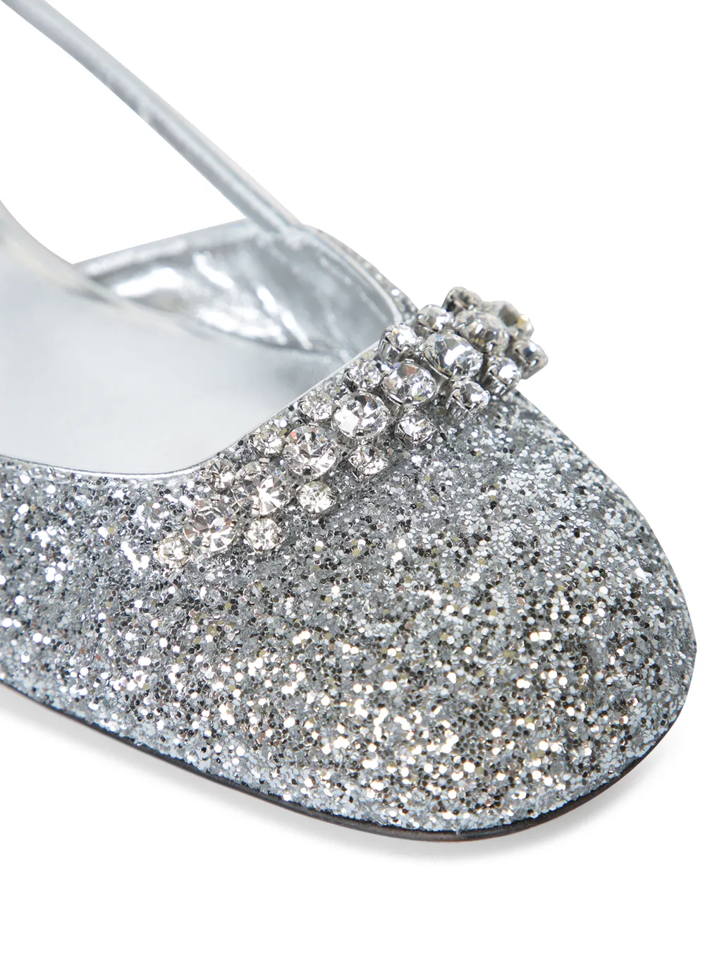 Sparkly Slingback Pumps
